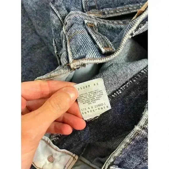 Vintage Levi's 900 Series Mom Blue Jeans Brown Tag Women's 31X31 Made In USA - Picture 4 of 12